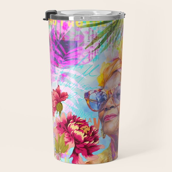 Pura Vida Ageless Fashionista Icon Travel Mug Gallery Image 3