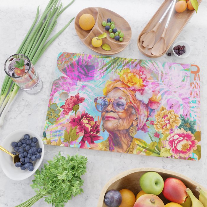 Pura Vida Ageless Fashionista Icon Cutting Board Gallery Image 2