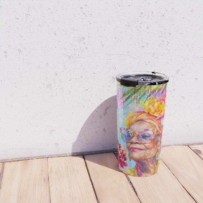 Pura Vida Ageless Fashionista Icon Travel Mug Gallery Image 4