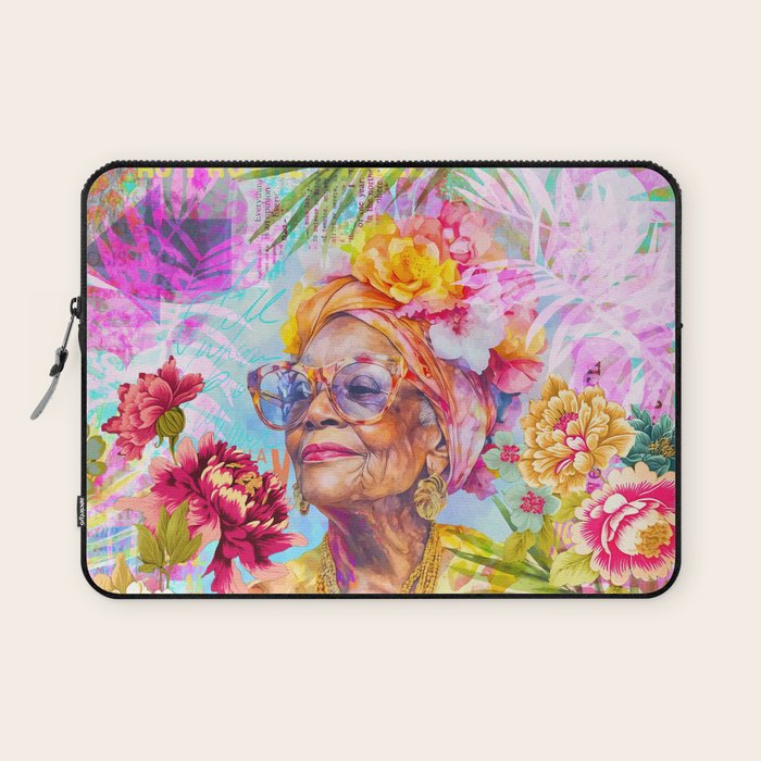Pura Vida Ageless Fashionista Icon Laptop Sleeve Gallery Image 1