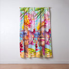 Pura Vida Ageless Fashionista Icon Window Curtain Gallery Image 3