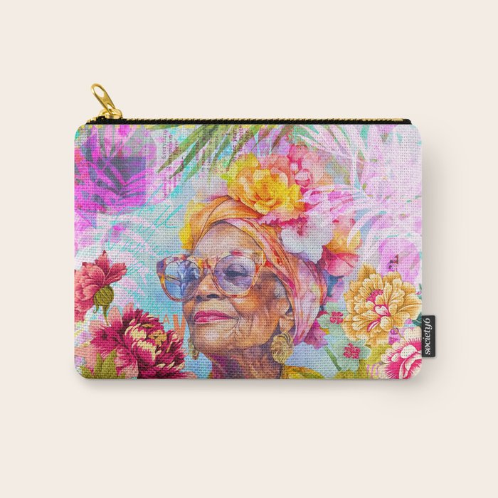 Pura Vida Ageless Fashionista Icon Carry All Pouch Gallery Image 1