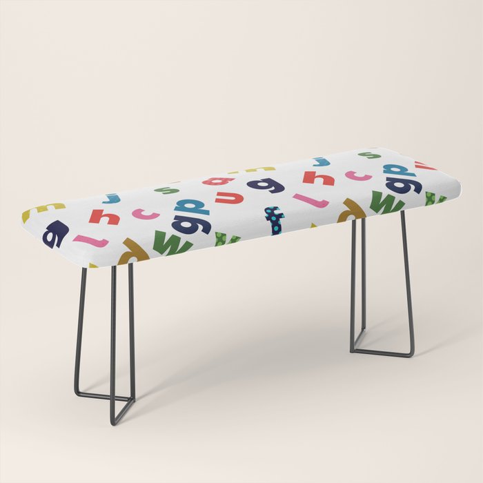 colourful alphabet Bench Gallery Image 1