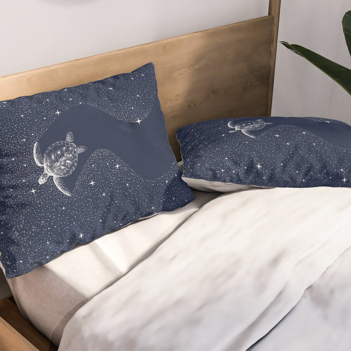 Starry Turtle Pillow Sham Gallery Image 2