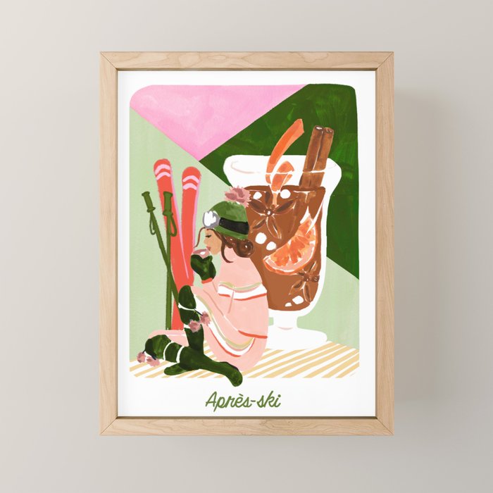 Apres Ski Mini Art Print Gallery Image 1