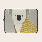 Whimsical Koala Laptop Sleeve Gallery Image 1