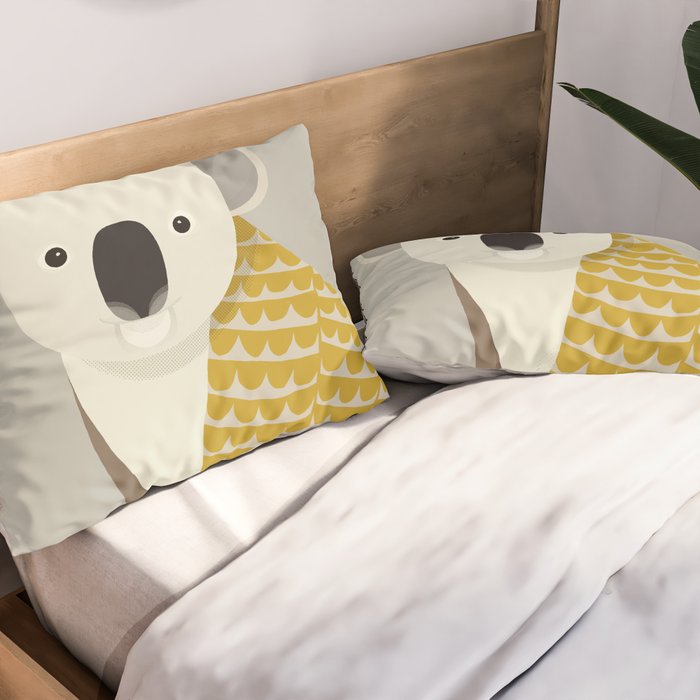 Whimsical Koala Pillow Sham Gallery Image 2