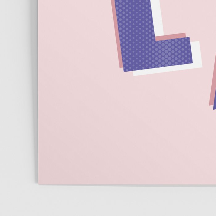 OOH LA LA! colorful french typography Poster Gallery Image 3