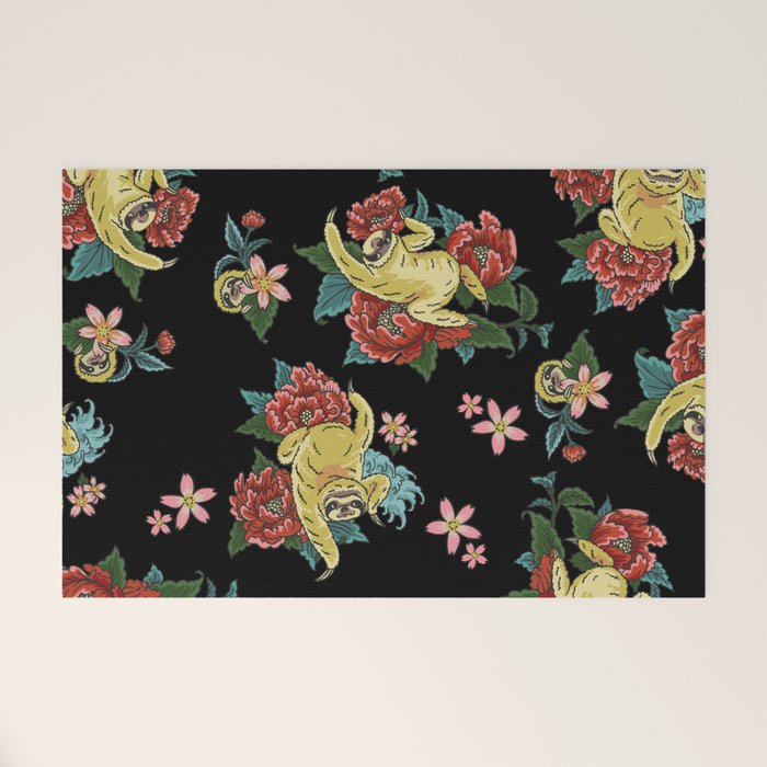 Sloth Tattoo Welcome Mat Gallery Image 1