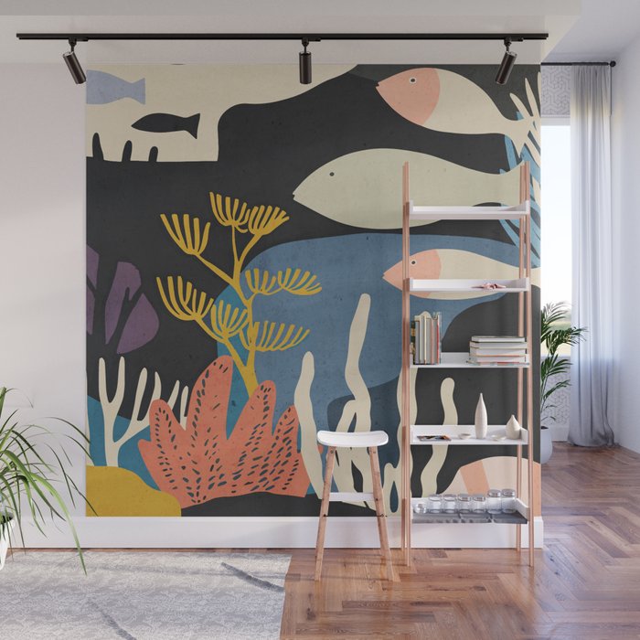Deep Sea Calm Wall Mural Gallery Image 1