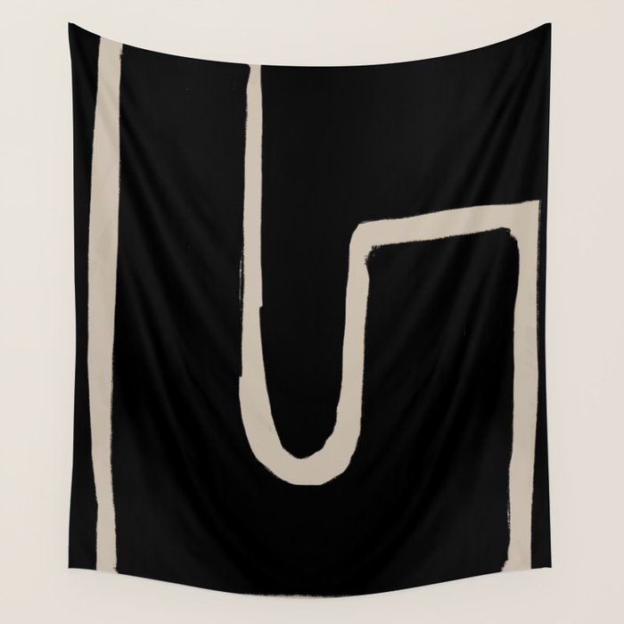 Bold L Shape Wall Tapestry Gallery Image 1