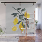 Lemon tree branch Wall Mural Gallery Image 1