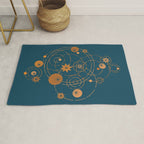 Lotus pool geometry Rug Gallery Image 1