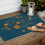 Lotus pool geometry Outdoor Rug Gallery Image 2