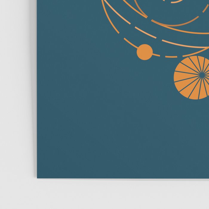 Lotus pool geometry Poster Gallery Image 3