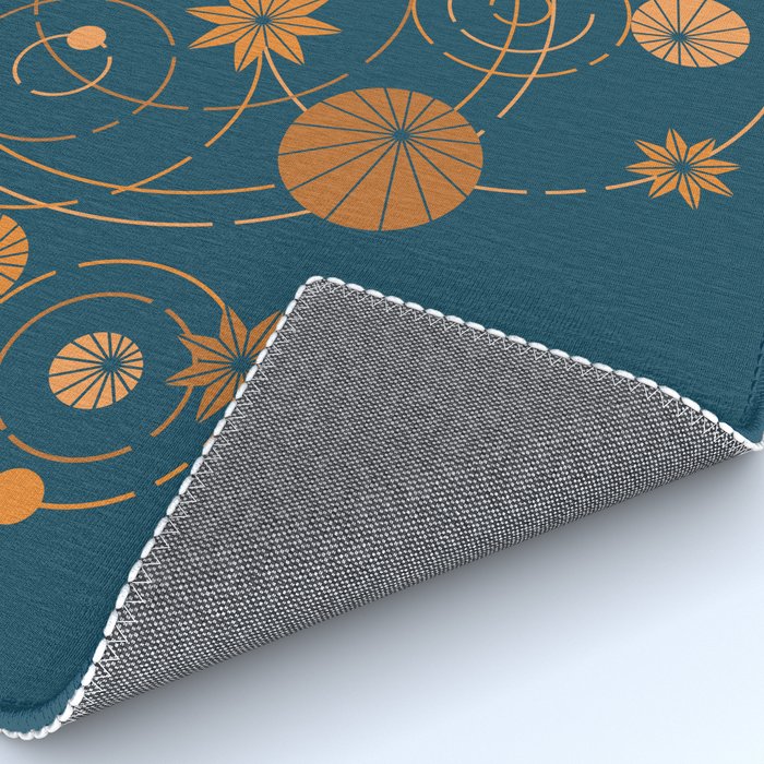 Lotus pool geometry Rug Gallery Image 4