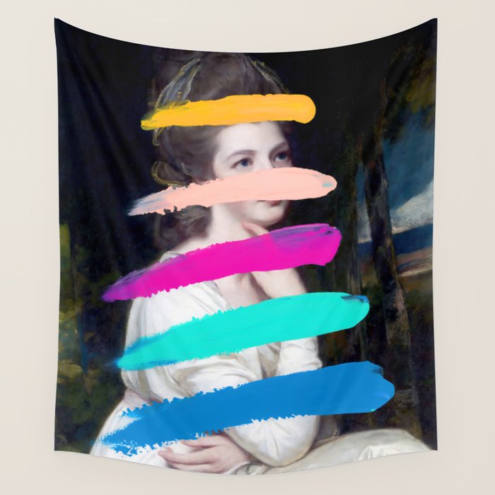 Composition 711 Wall Tapestry Gallery Image 4