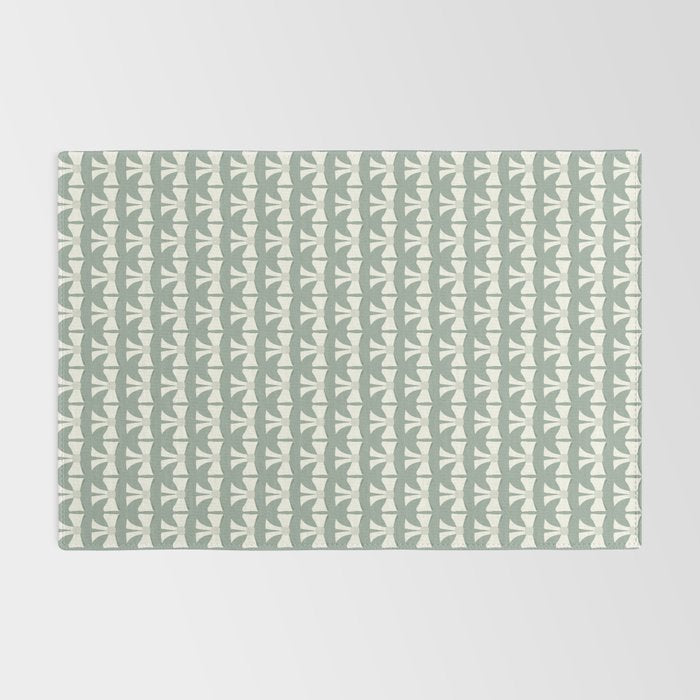 Vintage Bows XIV Green Sage Rug Gallery Image 2