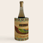 Egyptian Goddess Isis Ornament on papyrus Wine Chiller Gallery Image 2