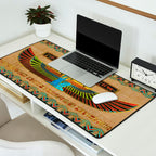 Egyptian Goddess Isis Ornament on papyrus Desk Mat Gallery Image 2