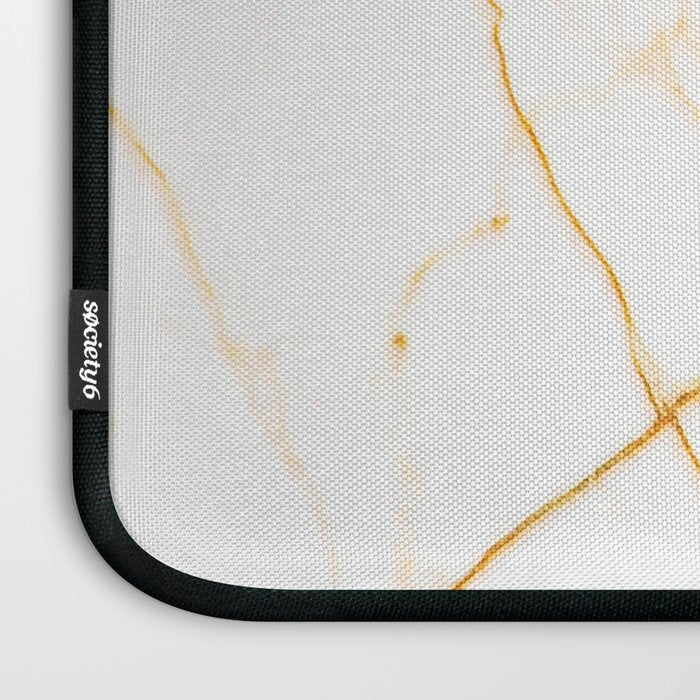 Gold + Marble Laptop Sleeve Gallery Image 3