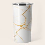 Gold + Marble Travel Mug Gallery Image 1