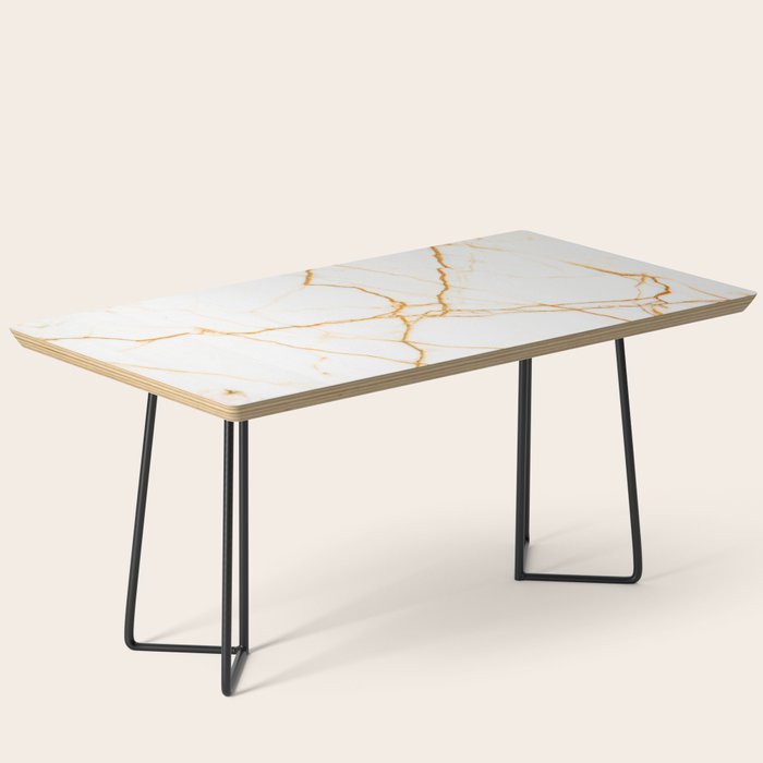 Gold + Marble Coffee Table Gallery Image 1