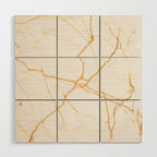 Gold + Marble Wood Wall Art Gallery Image 1