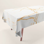 Gold + Marble Tablecloth Gallery Image 1