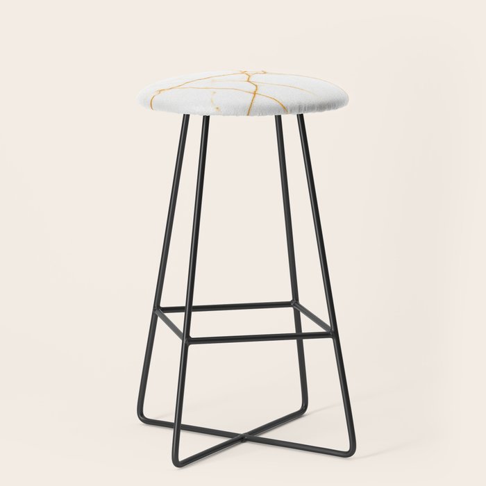 Gold + Marble Stool Gallery Image 1