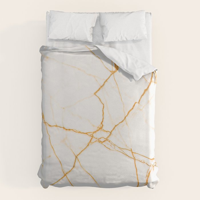 Gold + Marble Duvet Cover Gallery Image 6