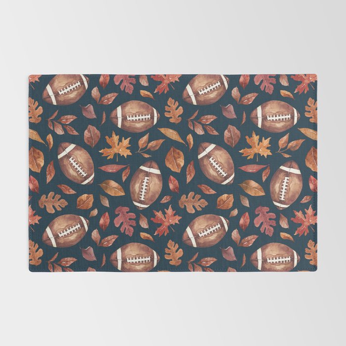 Fall Football - Navy Rug Gallery Image 2