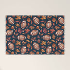 Fall Football - Navy Welcome Mat Gallery Image 1
