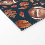 Fall Football - Navy Welcome Mat Gallery Image 2