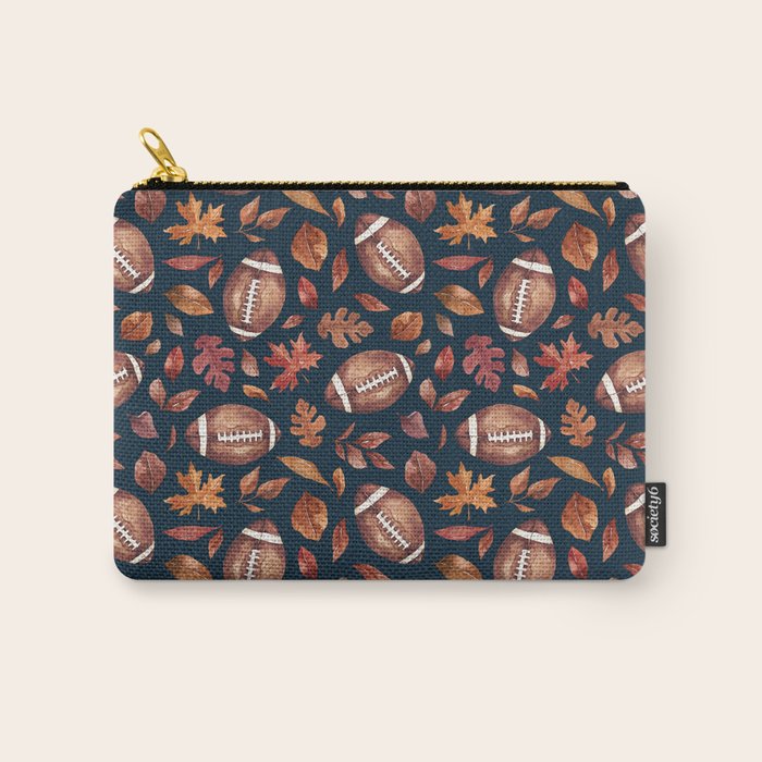 Fall Football - Navy Carry All Pouch Gallery Image 1