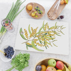 Australian Wattle Flower, Illustration Cutting Board Gallery Image 2