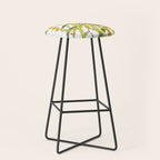 Australian Wattle Flower, Illustration Stool Gallery Image 1