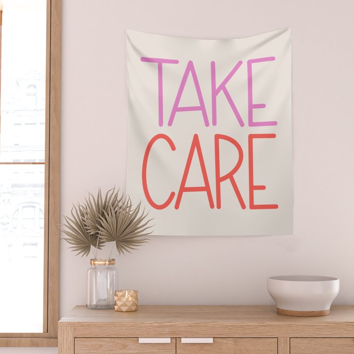 Take Care Wall Tapestry Gallery Image 2