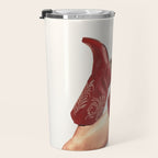 These Boots - Rouge Deep Red Travel Mug Gallery Image 3