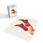 These Boots - Rouge Deep Red Jigsaw Puzzle Gallery Image 2