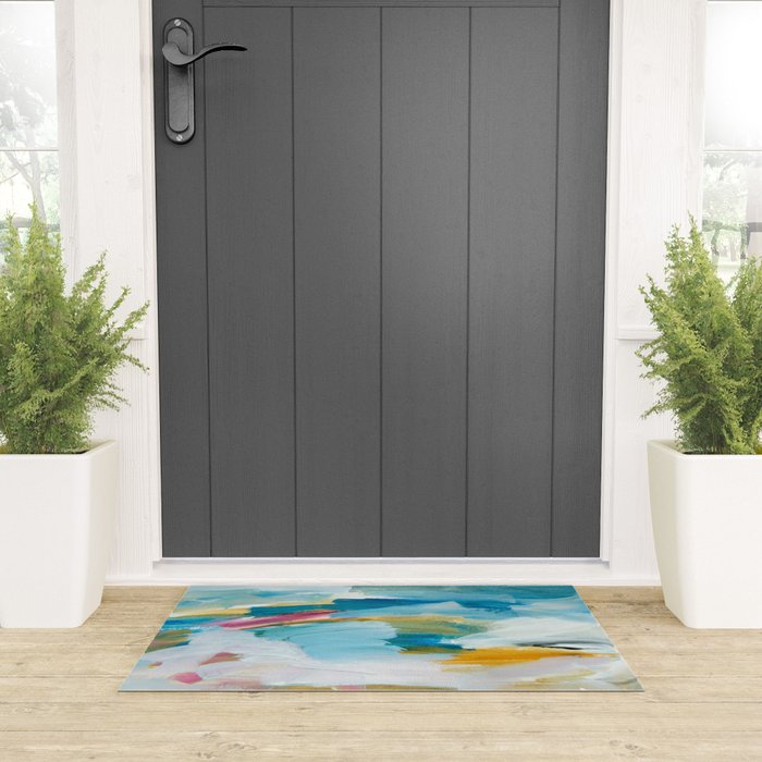 Abstract Oil Painting No. 55 Welcome Mat Gallery Image 3