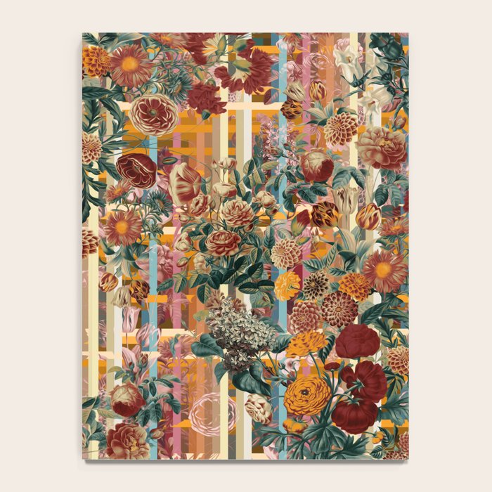 Floral and Tartan Pattern Notebook Gallery Image 4