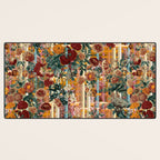 Floral and Tartan Pattern Desk Mat Gallery Image 3