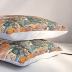 Floral and Tartan Pattern Pillow Sham Gallery Image 3