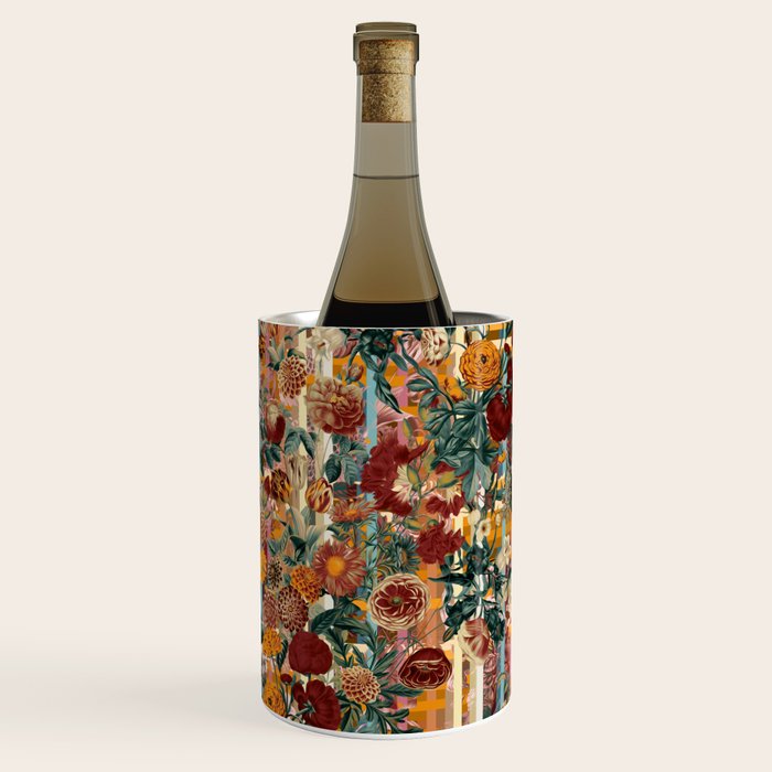 Floral and Tartan Pattern Wine Chiller Gallery Image 2