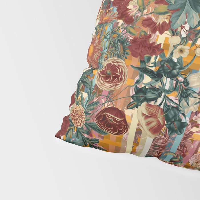 Floral and Tartan Pattern Pillow Sham Gallery Image 4