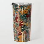Floral and Tartan Pattern Travel Mug Gallery Image 3