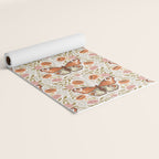 William Morris Inspired Monarch Butterfly Pattern Yoga Mat Gallery Image 2