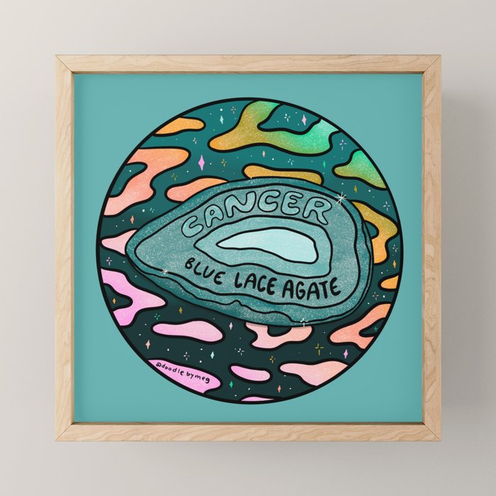Cancer Crystal Mini Art Print Gallery Image 1