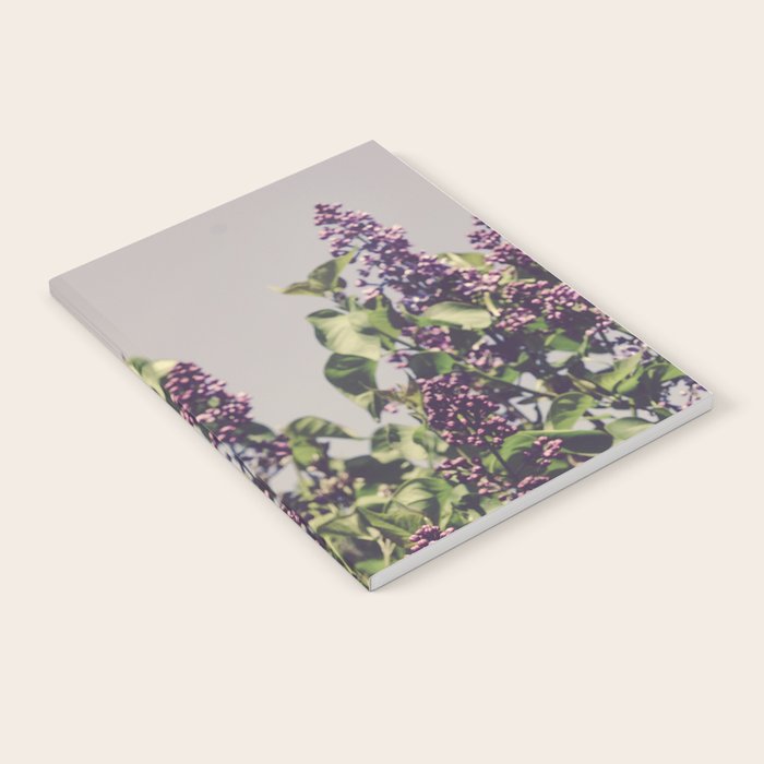 Wild Lilacs - spring floral nature photograph Notebook Gallery Image 2